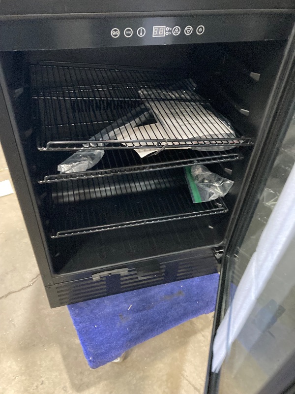 Photo 1 of *****************SEE NOTES BEFORE BID*************
ICEVIVAL 24 Inch Beverage Refrigerator, 180 Cans Under Counter Beverage Fridge with Glass Door, LED Light, Built-in or Freestanding Beer Fridge for Soda, Water, Wine - Home, Bar or Office