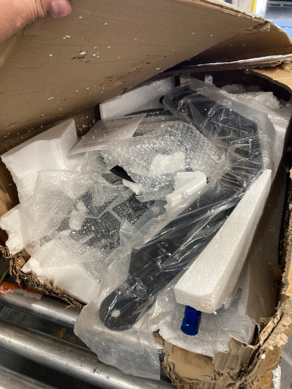 Photo 1 of *********************Missing parts**************
VEVOR Transmission Jack, 33"-67" High Lift, 1100 lbs Hydraulic Telescoping Transmission Jack, 2-Stage Transmission Stand 1/2 Ton Capacity with Foot Pedal, 360° Swivel Wheel, Garage/Shop Lift Hoist