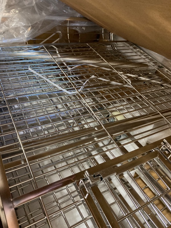 Photo 1 of ********* FOR PARTS ONLY-Side panels, top panels, trays, wheels, accessories all missing************
Prevue Pet Products Imperial Extra Large Stainless Bird Cage 3457