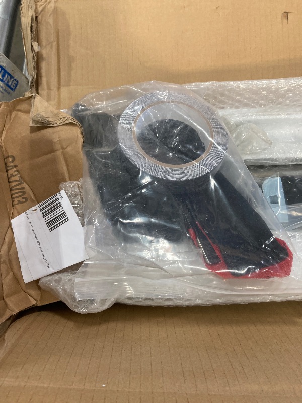 Photo 1 of ***PARTS ONLY*** MELIPRON Van Ladder Roof Rack Fit for Ford Transit 150 250 350 Cargo Van 3 Crossbars with Rear Cargo Roller