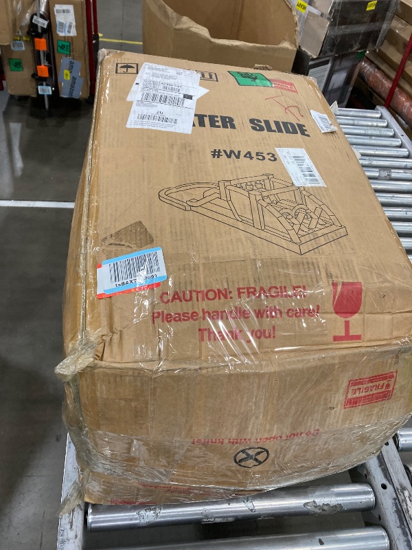 Photo 1 of **************HAS A HOLE THAT NEEDS TO BE PATCHED***********
RETRO JUMP Bounce House,8 in 1 Inflatable Obstacle Course Bounce House,Inflatable Water Slide,Waterslide Park with Climbing Wall,Large Splash Pool,Obstacles,Sprinkles,Bouncy Castle Water Slide