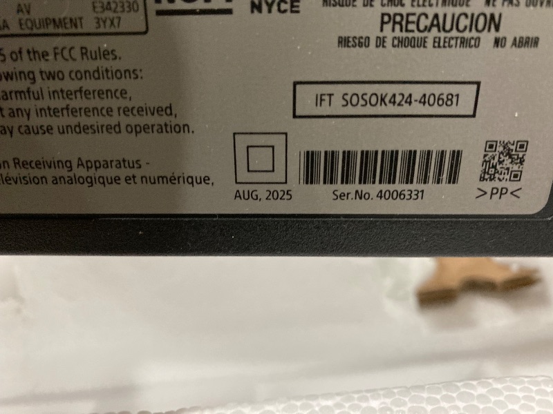 Photo 1 of **SMASHED SCREEN FINAL SALE**Sony BRAVIA 2 II 75 Inch 4K Ultra HD LED Smart TV with Google TV and Exclusive Features for PlayStation®5 (K-75S20M2), 2025 Model