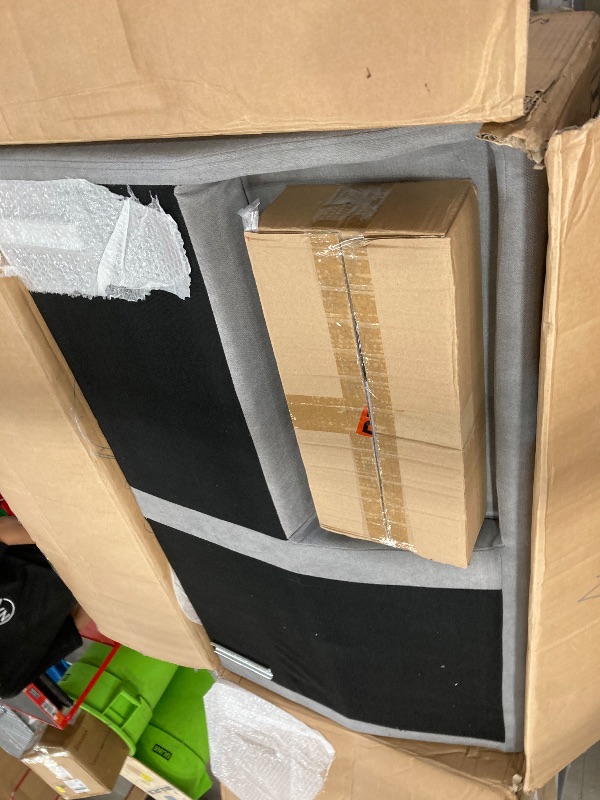 Photo 1 of ****************MISSING HARDWARE/ASSEMBLY PIECES**************************
Shintenchi Sectional Couch, Convertible L Shaped Couch with Storage, Modular Sectional Sofa with Storage Ottoman for Living Room, Apartment, Office, Light Grey