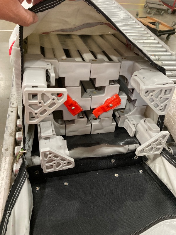 Photo 1 of **POLES ONLY NO COVEWR **10x10 Pop Up Canopy - Beach Tent with One Push Setup - Easy Outdoor Sun Shade for Events, Parties, Camping - Gazebo with STO-N-Go Cover Bag, Silver Coated Top,