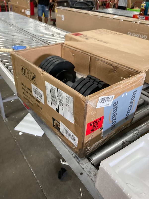 Photo 1 of **1 BARBELL ONLY**ALTLER 52LBS Pair Adjustable Dumbbells Set Premium Rubber Coated Dumbbell Set with Secure Locking Mechanism for Safe & Customizable Strength Training