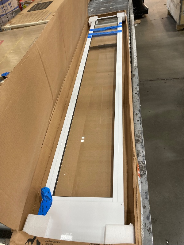 Photo 1 of ***PARTS ONLY***PetSafe Sliding Glass Pet Door - No-Cut DIY Install Doggy Door for Renters - Aluminum Frame - Adjustable Height 91 7/16" to 96" - Ideal for Medium Dogs Up to 40 lb - White