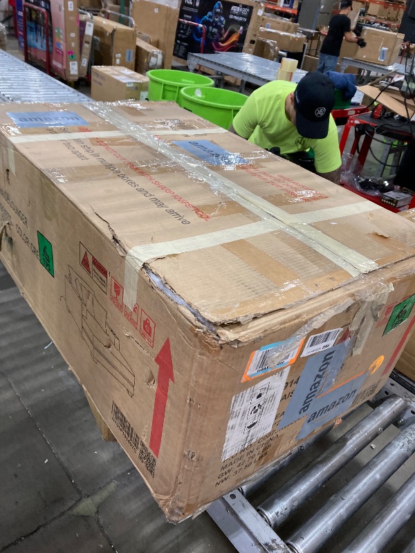 Photo 1 of ***BOX 2 OF 3 ONLY****Merax Modern 55" Chaise Lounge with Pillow, Charge Station & Cup Holders,Upholstered Sofa Recliner Chair for Living Room Bedroom Cream