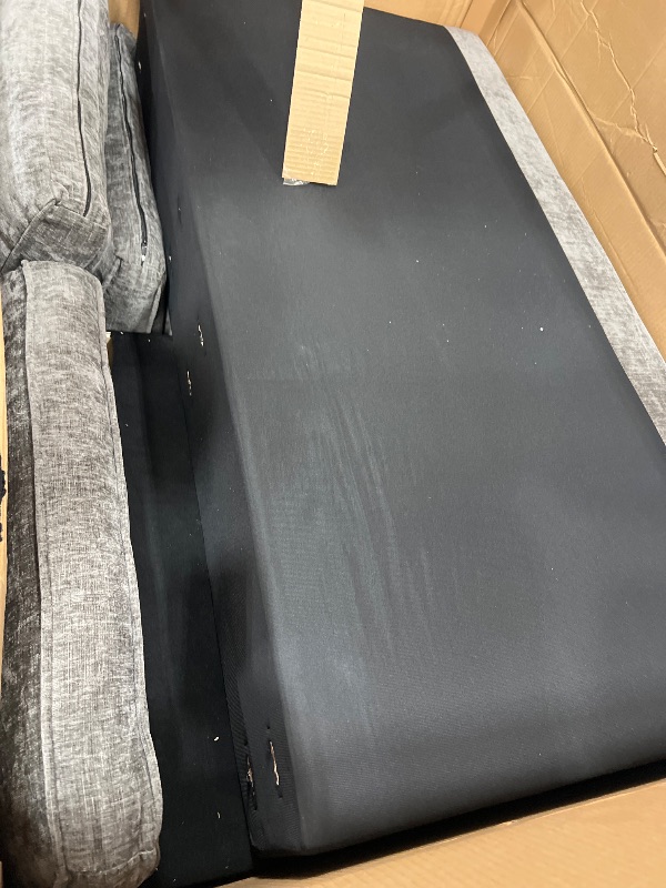 Photo 1 of *** PARTIAL SET - TRUCK PICKUP ONLY *** Merax Modern U-Shaped Cloud Couch Set with Oversized Chaise Lounge, Chenille 6-Seat Sectional Sofa Sleeper Bed with Cup Holders for Living Room Dark Gray