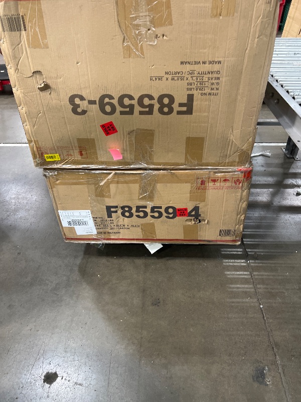 Photo 1 of *** PARTIAL SET - TRUCK PICKUP ONLY *** Merax Modern U-Shaped Cloud Couch Set with Oversized Chaise Lounge, Chenille 6-Seat Sectional Sofa Sleeper Bed with Cup Holders for Living Room Dark Gray