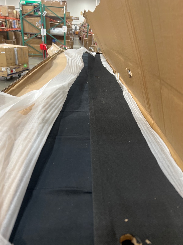 Photo 1 of ***box 2 of 3 only***Meridian Furniture RevelBlack-K Revel Collection Modern | Contemporary Black Velvet Upholstered Bed with Deep Button Tufting, 101" W x 98" D x 60" H, Black, King