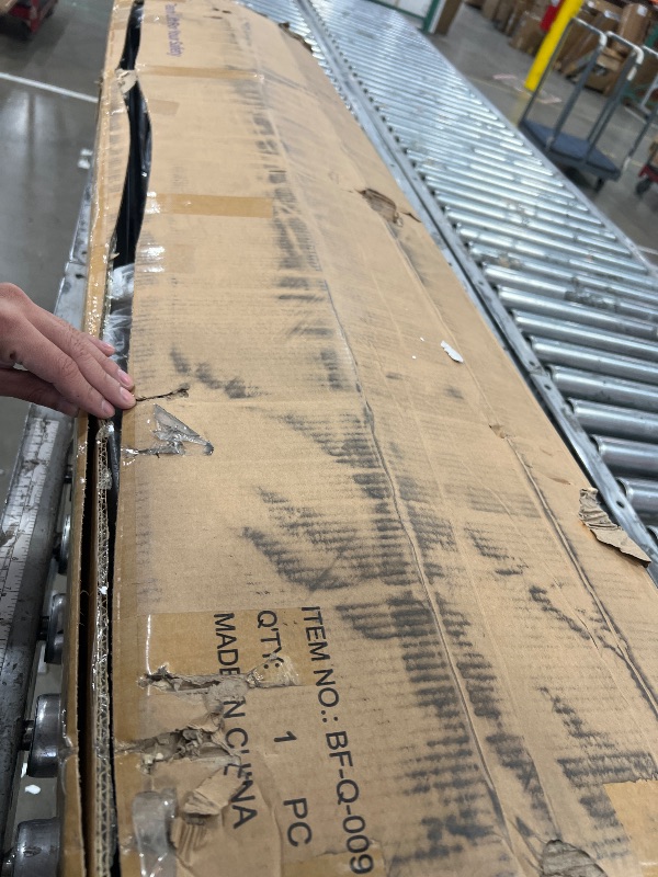 Photo 1 of ******************MISSING HARDWARE****************
DICTAC Twin Size Bed Frame with 2 Storage Drawers & Charging Station Corner Twin Bed Frame with Storage and Led Lights Twin Size Daybed with Upholstered Guardrail for Kids/Teen,Easy Assemble,Gray