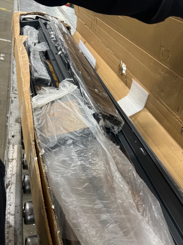 Photo 1 of ******************MISSING HARDWARE****************
DICTAC Twin Size Bed Frame with 2 Storage Drawers & Charging Station Corner Twin Bed Frame with Storage and Led Lights Twin Size Daybed with Upholstered Guardrail for Kids/Teen,Easy Assemble,Gray