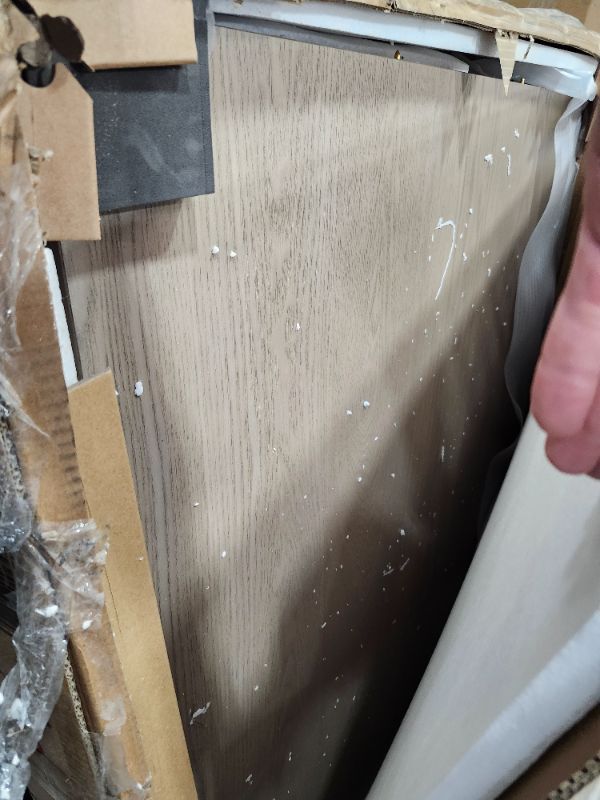 Photo 1 of *************INCOMPLETE ITEM, THIS IS ONLY BOX 1 OUT OF 2************
41 in-78 in Extendable Dining Room Table for 4-8, Round Expandable Kitchen Table with Fluted Base, Modern Farmhouse Oval Dinner Tables for Dining Room Kitchen Living Room (Natural)