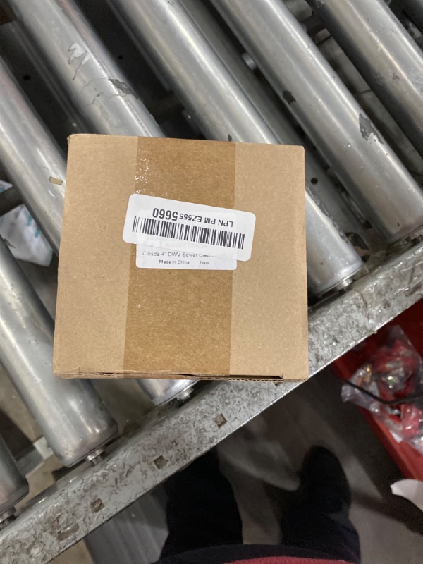 Photo 1 of 4" PVC Sewer Cleanout Adapter with Plug Pipe Fitting, PVC DWV Flush Sewer Cleanout Cap for Drainage Piping System