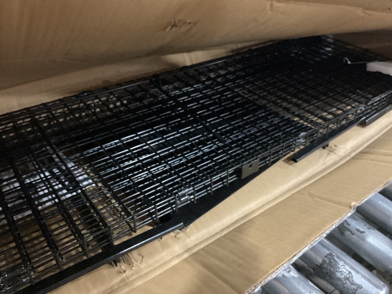 Photo 1 of (USED/FAIR) (UNTESTED) Animal Cage Trap 41 X 15.7 X 12 inch Double Door Animal Cage Trap Metal Trap Cage Humane Live Animal Trap for Rabbits