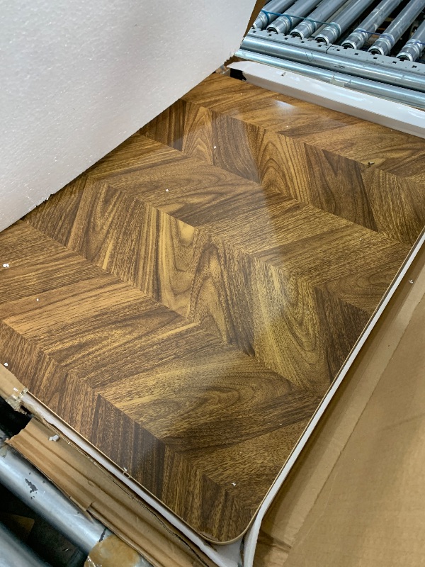 Photo 1 of ***(MISSING HARDWARE)***MM MELISEN Floating Desk 32x24 Inch (81x61cm) Wall Mounted, Solid Wood Fold Down Table for Laundry Room, Folding Desk