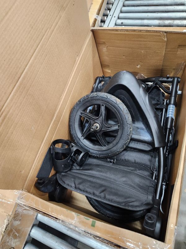 Photo 1 of *****************MISSING PARTS****************
Jeep Classic Jogging Stroller by Delta Children, Grey