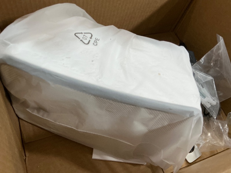 Photo 1 of ***PARTS ONLY***Plyee Audio 400W Outdoor Bluetooth Speakers, Wireless Sync Between Speakers, IPX5 Waterproof, Powerful Bass, Wall Mount for Patio, Porch, Gazebo, Garage, 2-Pack, White(MZ-621)