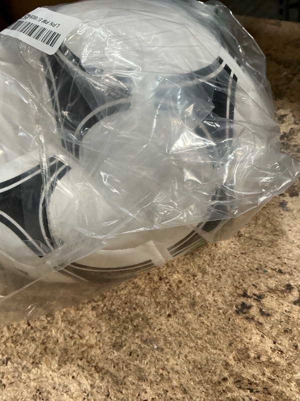 Photo 1 of adidas Unisex-Adult Tango Glider Soccer Ball, White/Black, 5