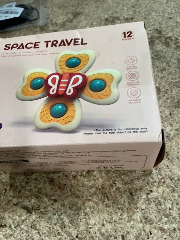 Photo 1 of TOHIBEE 3PCS Spinner Toys for 1-3 Year Old Boys & Girls - Suction Cup Spinning Toys for Toddlers & Babies 12-18 Months - First Birthday Gifts