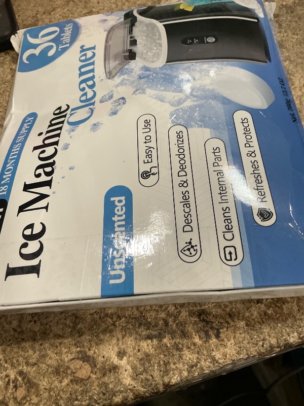 Photo 1 of Ice Machine Cleaner Descaler Tablets-36Pack Ice Maker Cleaner Compatible with Frigidaire, Opal, GE Profile, Kitchenaid, Nickel Safe Scale Remover for Countertop, Nugget Ice Makers