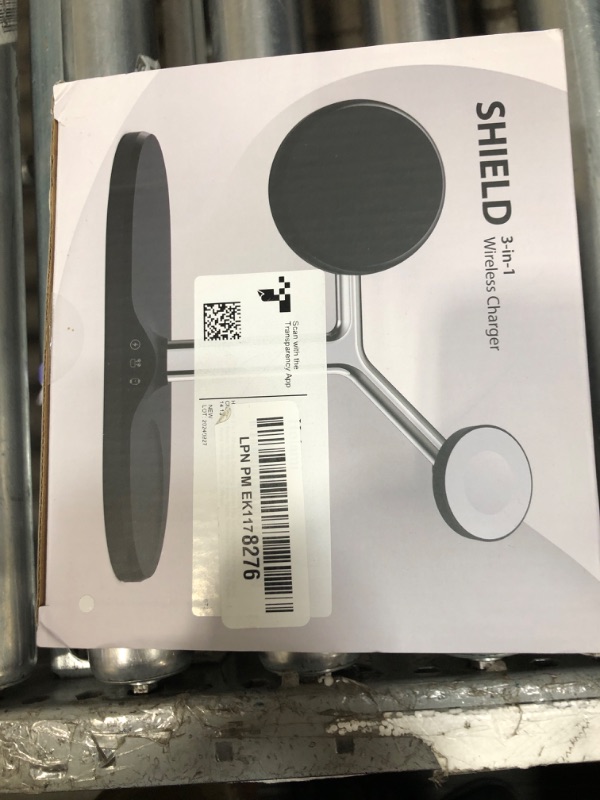 Photo 1 of 3-in-1 Wireless Charging Station for Apple Devices - Fast Charging Station for iPhone and Watch with MagSafe, Stable Charger Stand for iPhone 12-15 & iPhone 16 & iWatch & AirPods