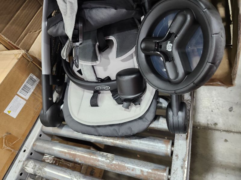 Photo 1 of ***************Missing parts*****************
Graco Ready2Grow LX 2.0 Double Stroller Features Bench Seat and Standing Platform Options, Clark