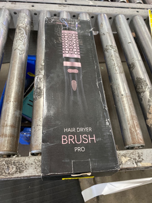 Photo 1 of Rotating Hair Dryer Brush Spinning, 4-in-1 Blow Dryer Brush with 2 Inch&1.5 Inch Brush Attachements, Round Hot Air Brush for Hair Smooth/Volume/C-Curls
