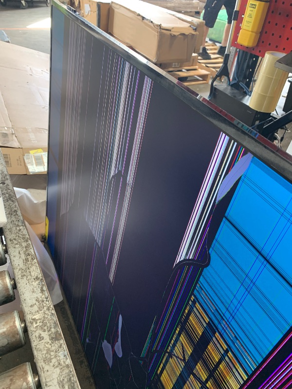 Photo 1 of ****************SCREEN DESTROYED, NON-FUNCTIONAL, FINAL SALE********************
Samsung 85-Inch Class The Frame Pro LS03FW 4K Neo QLED Mini LED Smart TV (2025 Model) Modern Frame Design with Wireless One Connect, NQ4 AI Gen3 Processor, Art Mode, Samsung 