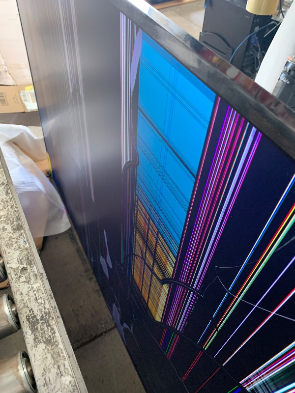 Photo 1 of ****************SCREEN DESTROYED, NON-FUNCTIONAL, FINAL SALE********************
Samsung 85-Inch Class The Frame Pro LS03FW 4K Neo QLED Mini LED Smart TV (2025 Model) Modern Frame Design with Wireless One Connect, NQ4 AI Gen3 Processor, Art Mode, Samsung 
