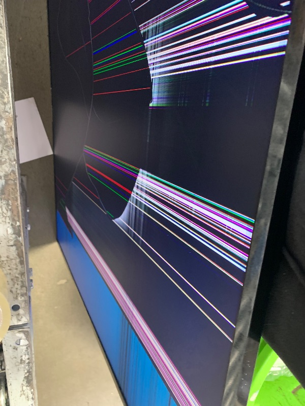 Photo 1 of ****************SCREEN DESTROYED, NON-FUNCTIONAL, FINAL SALE********************
Samsung 85-Inch Class The Frame Pro LS03FW 4K Neo QLED Mini LED Smart TV (2025 Model) Modern Frame Design with Wireless One Connect, NQ4 AI Gen3 Processor, Art Mode, Samsung 