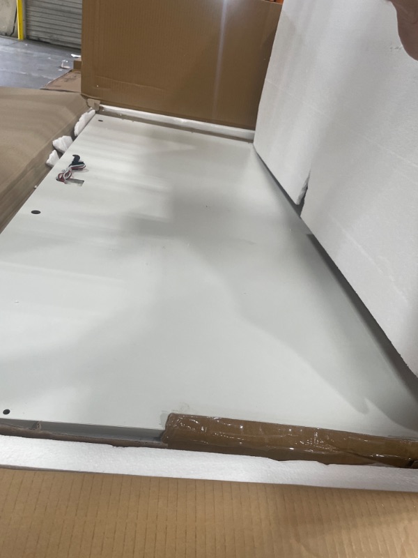 Photo 1 of **********FOR PARTS ONLY-Broken mirror, no hardware and some damaged pieces***********
YITAHOME Vanity Set, Makeup Vanity Desk with Adjustable LED Mirror, Power Outlets, 10 Drawers, Magnifying Glass, Tempered Glass Top, Hairdryer Holder, Stool for Bathroo