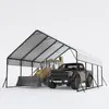 Photo 1 of ***INCOMPLETE***Garvee 20'x20'x13' Metal Carport Heavy Duty Steel Frame, Snow Load 14,000 lbs, 27 Gauge Sheet Metal Roof, Rust-Resistant Coating, Easy Assembly, Permanent Shelter for Boats & Trucks