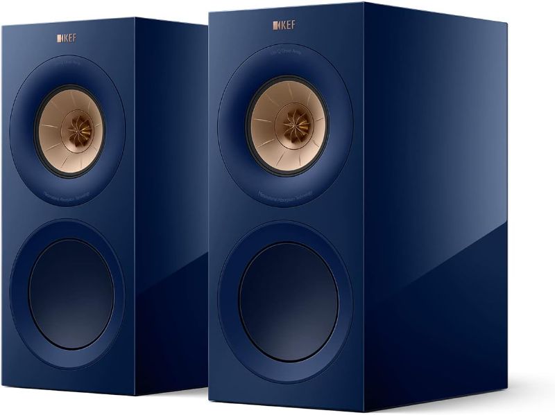 Photo 1 of (MISSING POWER CORDS) (UNTESTED) KEF R3 Meta (Indigo Gloss, Pair)