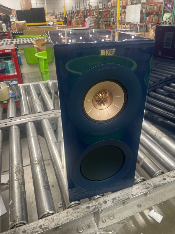 Photo 1 of (MISSING POWER CORDS) (UNTESTED) KEF R3 Meta (Indigo Gloss, Pair)