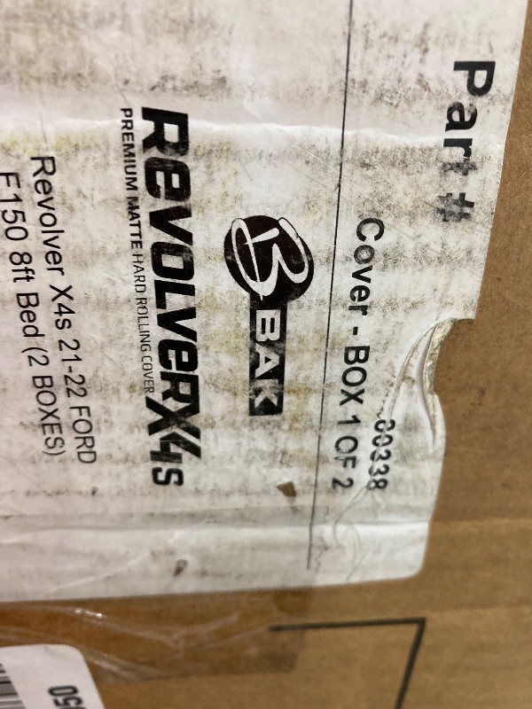 Photo 1 of **box 1 of 2 only**RealTruck BAK Revolver X4s Hard Rolling Truck Bed Tonneau Cover | 80338 | Fits 2021 - 2025 Ford F-150 8' 2" Bed (97.6")