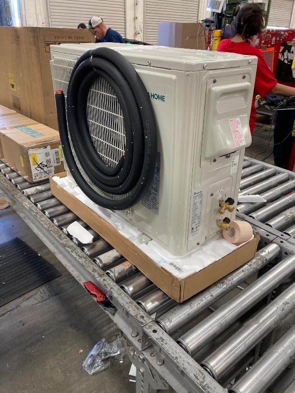 Photo 1 of **BOX 2 OF 2 ONLY **YITAHOME 12000 BTU Mini Split Air Conditioner Heat Pump System, Wifi Enabled 20 SEER2 115V Inverter Ductless AC Cool Up to 750 Sq. Ft, Compatible with Alexa, Complete Installation Kit, White