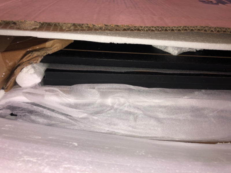 Photo 1 of (SOLF FOR PARTS*(missing) 
LITTLE TREE 4-Drawer File Cabinet with Lock, Large Vertical Storage Cabinet, Secure Space-Saver for Home Office, Compatible with A4/F4/Letter/Legal Size Files, Filing Cabinets for Home Office, Black