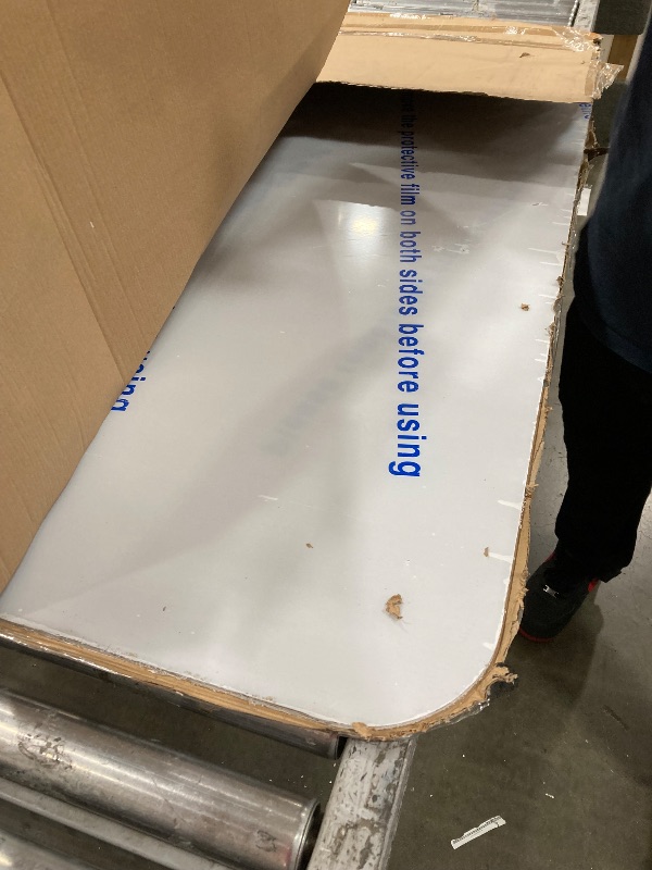 Photo 1 of [Large Size] Crystal Clear 1/5" Thick 59" x 47" Heavy Duty Hard Chair Mat, Can be Used on Carpet or Hard Floor