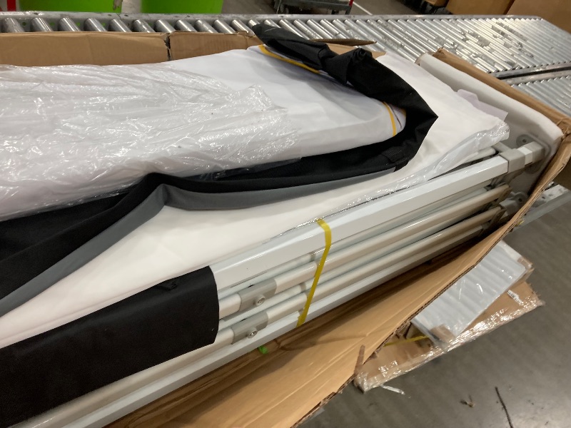 Photo 1 of **********************Missing a wall and It’s ripped on top****************
HOTEEL 10x20 Pop up Canopy Tent for Parties, Heavy Duty Easy Setup Tent with 6 Sidewalls, Outdoor Commercial Instant Gazebo for Wedding Event, with Roller Bag & Sand Bags, White(H