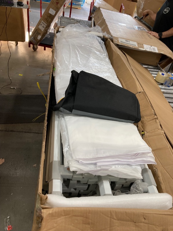 Photo 1 of **********************Missing a wall and It’s ripped on top****************
HOTEEL 10x20 Pop up Canopy Tent for Parties, Heavy Duty Easy Setup Tent with 6 Sidewalls, Outdoor Commercial Instant Gazebo for Wedding Event, with Roller Bag & Sand Bags, White(H