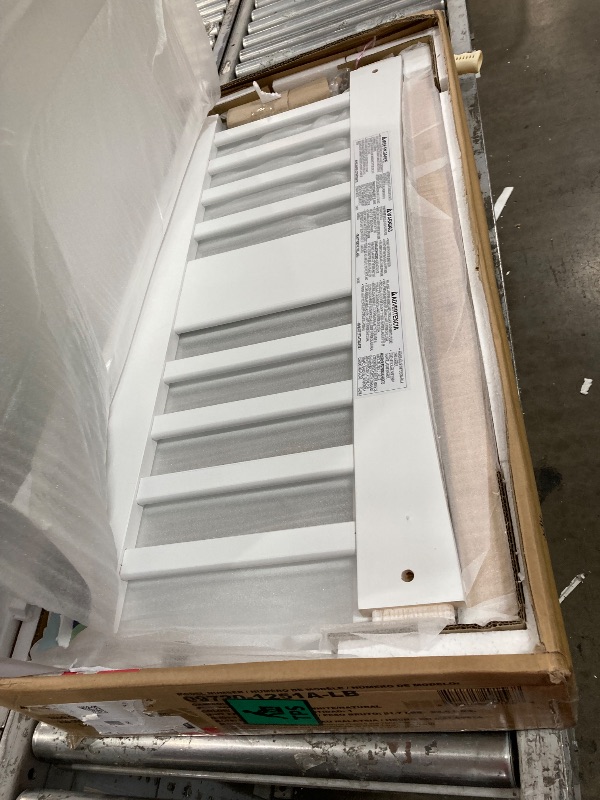 Photo 1 of ***************INCOMPLETE ITEM, THIS IS ONLY BOX A, MISSING BOX B**************
Storkcraft Caribou Bunk Bed Twin Over Twin Bunk Bed (White with Natural) - GREENGUARD Gold Certified, Converts to 2 Individual Beds