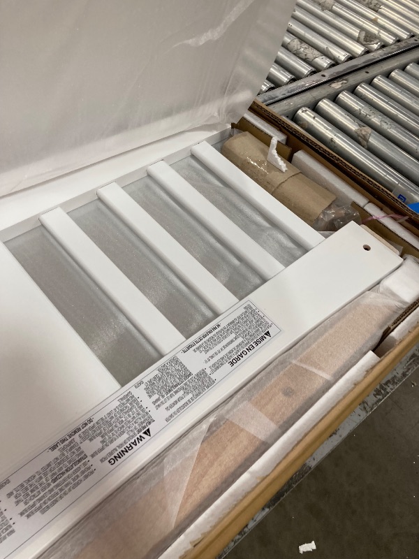 Photo 1 of ***************INCOMPLETE ITEM, THIS IS ONLY BOX A, MISSING BOX B**************
Storkcraft Caribou Bunk Bed Twin Over Twin Bunk Bed (White with Natural) - GREENGUARD Gold Certified, Converts to 2 Individual Beds