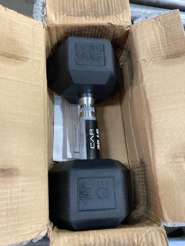 Photo 1 of 1 ONLY CAP Barbell 30 LB Coated Hex Dumbbell Weight