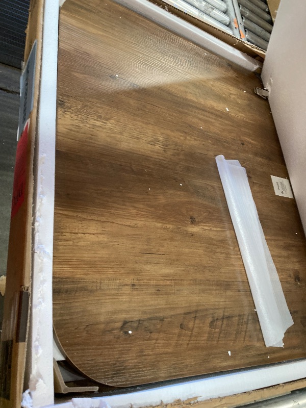 Photo 1 of ************DOES NOT INCLUDE THE CHAIRS, MISSING TABLE LEGS***************
VASAGLE MAEZO Collection - Extendable Dining Table for 4/6/8, Kitchen Table with Tapered Legs, Curved Transitions, for Dining Room, Kitchen, Home Office, Honey Brown UKDT090K01V1