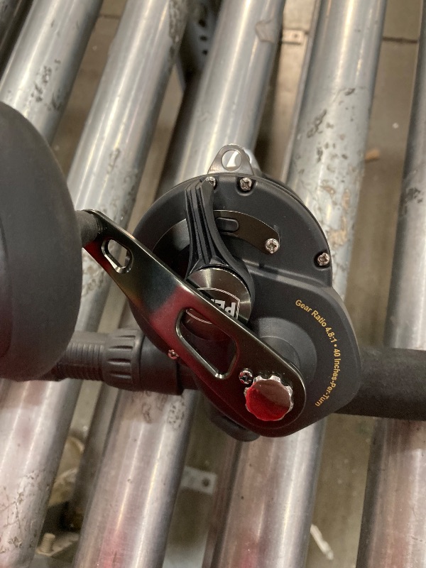 Photo 1 of *** PARTS ONLY *** PENN 7' Squall II Lever Drag Fishing Rod & Size 60 Reel Combo, Heavy Power, Fast Action, Right Handle Position, Full Graphite Body and Sideplate Construction