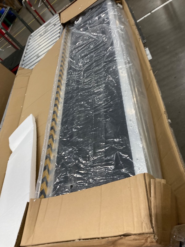 Photo 1 of 10 FT Portable Wheelchair Ramp,Aluminum Wheelchair Ramp for Home Steps with Non-Skid Surface and Reflective Strips,600 LBS Weight Capacity