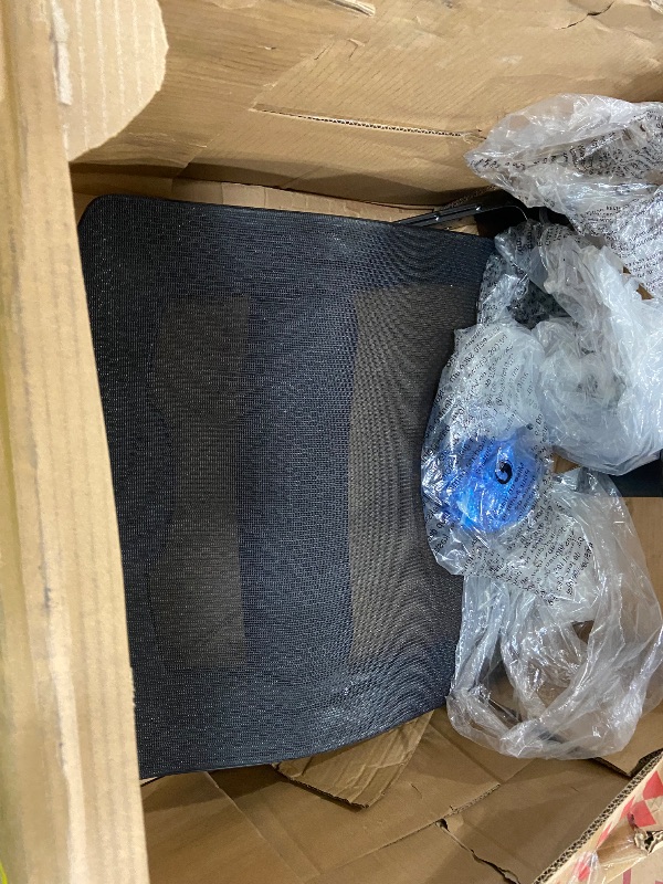 Photo 1 of ***PARTS ONLY *** Boss Office Products Mesh Heavy Duty Chair 400 lb Weight Capacity in Black