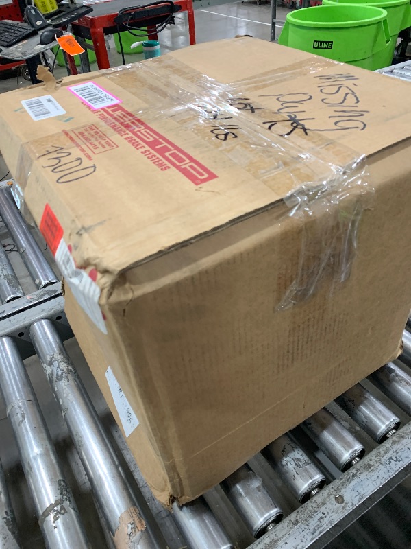 Photo 1 of ***MISSING PARTS, ONLY 1 ROTOR***
PowerStop Front & Rear Brake Kit For Toyota Tundra 2007-21 |Land Cruiser 2016-21 |Sequoia 2008-22 - Truck & Tow Carbon Fiber Ceramic Brake Pads + Drilled & Slotted Rotors Upgrade, K2813-36