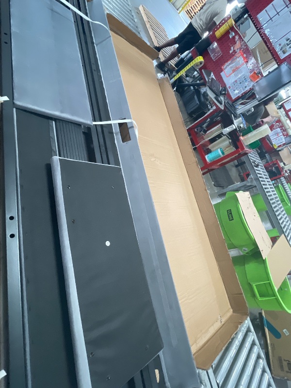 Photo 1 of ****partial set ** box 1 of 2 only***
YITAHOME King Size Bed Frame with 3 Storage Drawers and RGB LED Lights, Velvet Upholstered Bed with Charging Station and Storage Headboard, No Box Spring Needed, Easy Assembly, Noise-Free, Grey